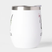 スクリプエレガントト文字Uモノグラムパーソナライズされた名 (左面)