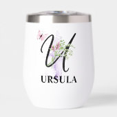 スクリプエレガントト文字Uモノグラムパーソナライズされた名 (正面)