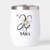 スクリプエレガントト文字Xモノグラムパーソナライズされた名 (正面)