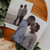 スクリプエレガントト暗い写真テンプレート日付の保存 セーブザデート