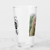 スクリプエレガントト最高のパパの写真パーソナライズされたあり タンブラーグラス (左)