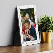 スクリプエレガントト最高の父親Ever Photo Keepsake フォトプラーク