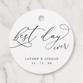 スクリプエレガントト最高の・デイ・エバ結婚ー フェイバータグ (裏面)