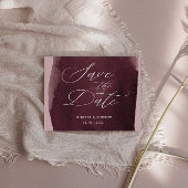 スクリプエレガントト水の色の洗い流し日付を保存 ポストカード