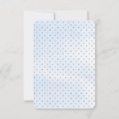 スクリプエレガントト洗礼招待状 招待状 (裏面)