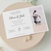 スクリプエレガントト白黒フォト結婚ズ