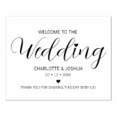 スクリプエレガントト結婚のカスタムバッグ ラバースタンプ (インプリント)