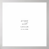 スクリプエレガントト結婚のゲスト署名ポスター ポスター (正面)