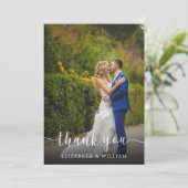 スクリプエレガントト結婚の写真 | サンキューカード (スタンド正面)