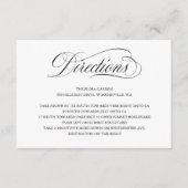 スクリプエレガントト結婚の方向エンクロージャカード エンクロージャーカード (正面)