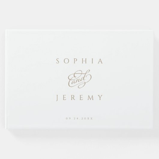 スクリプエレガントト結婚の ゲストブック (正面)