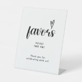 スクリプエレガントト結婚式の引き出物を1つ取ってください 台座サイン (正面)