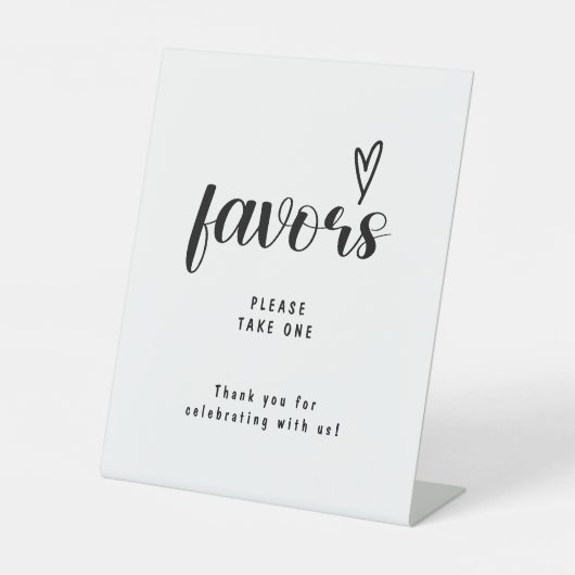 スクリプエレガントト結婚式の引き出物を1つ取ってください 台座サイン (正面)