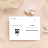 スクリプエレガントト結婚式の日付の保存カスタム 案内ポストカード