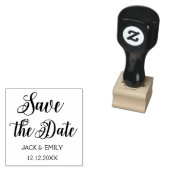 スクリプエレガントト結婚式の日付の保存 ラバースタンプ (押印)