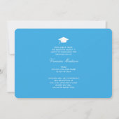 スクリプエレガントト花青 |写真モダングラード 案内状 (裏面)