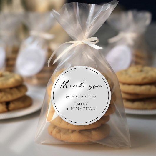 スクリプエレガントト行縁ど結婚の感謝 ラウンドシール