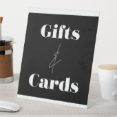 スクリプエレガントト誕生日ギフトとカード 台座サイン (インサイチュ)