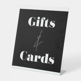 スクリプエレガントト誕生日ギフトとカード 台座サイン