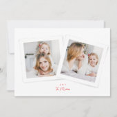 スクリプエレガントト赤と白JOYクリスマス3の写真 シーズンカード (正面)