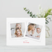 スクリプエレガントト赤と白JOYクリスマス3の写真 シーズンカード (スタンド正面)