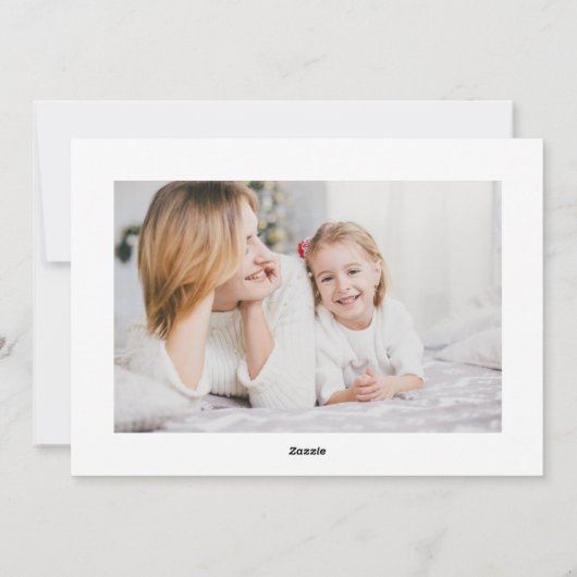 スクリプエレガントト赤と白JOYクリスマス3の写真 シーズンカード (裏面)