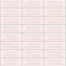 スクリプエレガントト赤面金ゴールド結婚のゲストアドレス