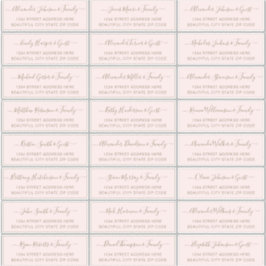 スクリプエレガントト赤面金ゴールド結婚のゲストアドレス シール