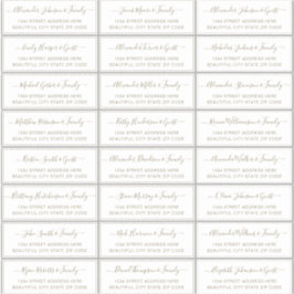 スクリプエレガントト金ゴールドホワ結婚イトのゲストアドレス シール