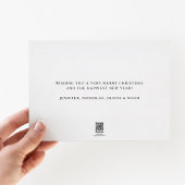 スクリプエレガントト1枚の写真メリークリスマス金ゴールド 箔シーズンカード