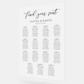 スクリプエレガントト15テーブル座席表アクリル記号 アクリルサイン (傾斜)