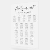 スクリプエレガントト17テーブル座席表アクリル記号 アクリルサイン (傾斜)