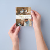 スクリプエレガントト2フォトコラージクリスマスフライヤー チラシ (手)