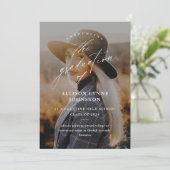 スクリプエレガントト2写真の卒業 招待状 (スタンド正面)