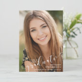 スクリプエレガントト2写真の卒業 案内状 (スタンド正面)