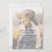 スクリプエレガントト2写真の卒業 案内状 (正面)