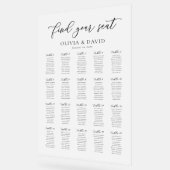 スクリプエレガントト20テーブル座席表アクリル記号 アクリルサイン (傾斜)