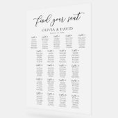 スクリプエレガントト21テーブル座席表アクリル記号 アクリルサイン (傾斜)