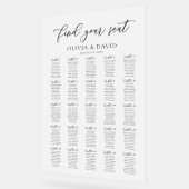 スクリプエレガントト25テーブル座席表アクリル記号 アクリルサイン (傾斜)