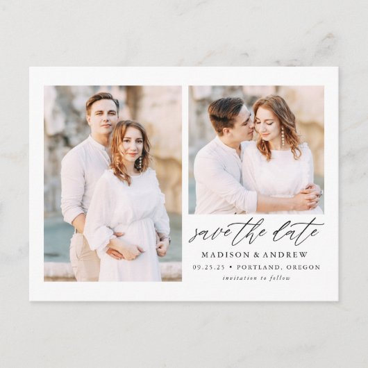 スクリプエレガントト2 Photo日付の保存 案内ポストカード (正面)