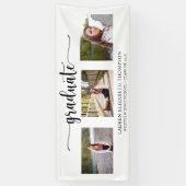 スクリプエレガントト3写真の卒業 横断幕 (縦)