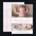 スクリプエレガントト3写真コラージュ生誕発表 案内状<br><div class="desc">この発表と3写真の誕生エレガント発表でスタイリッシュあなたの喜びの新しいバンドル。すべての要素は完全にカスタマイズ可能なので、実際に自分で作ることができる。後ろ来に幾何エレガントパターンも付いて特別なtouch。お店に行って出生届エレガントを見る。</div>