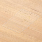 スクリプエレガントト40ブラック金ゴールド40歳の誕生日 アクリル招待状 (レイダウン)