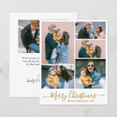 スクリプエレガントト5フォトコラージュのクリスマス (正面/裏面)