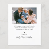 スクリプエレガントト5フォトコラージュのクリスマス (裏面)