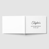 スクリプエレガントト50誕生日 ゲストブック (全面)