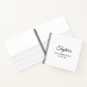 スクリプエレガントト50th誕生日ゲスト ノートブック (内部)