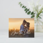 スクリプエレガントト・オーバーレイ |写真の日付の保存 案内ポストカード (スタンド正面)