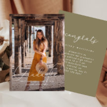 スクリプエレガントト・グリーン・フォト卒業パーティー