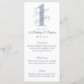 スクリプエレガントト・バイオレットベビーの誕生日バプテスマ メニュー (正面)